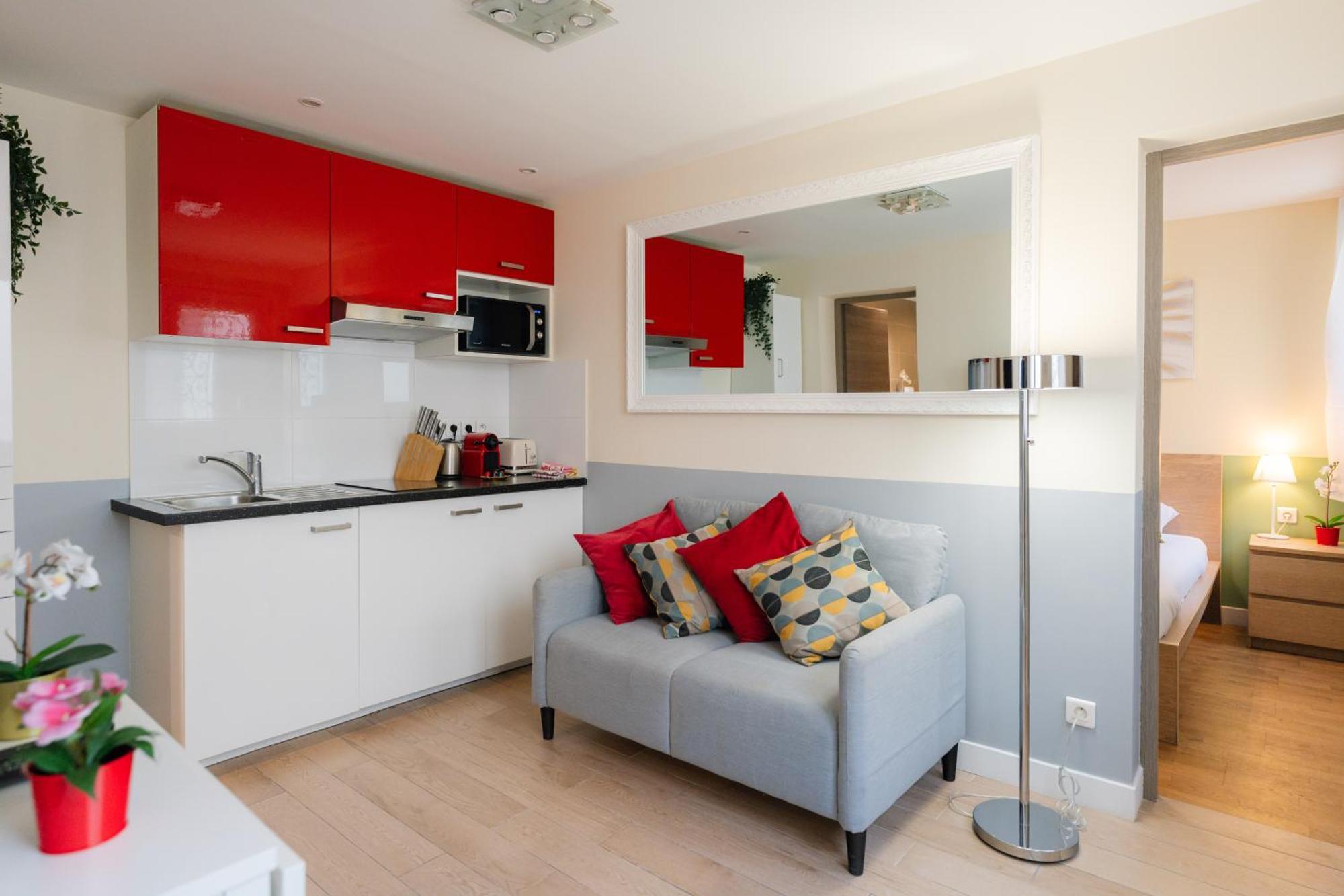 Appartement Stunning Modern Red Near Bastille-marais